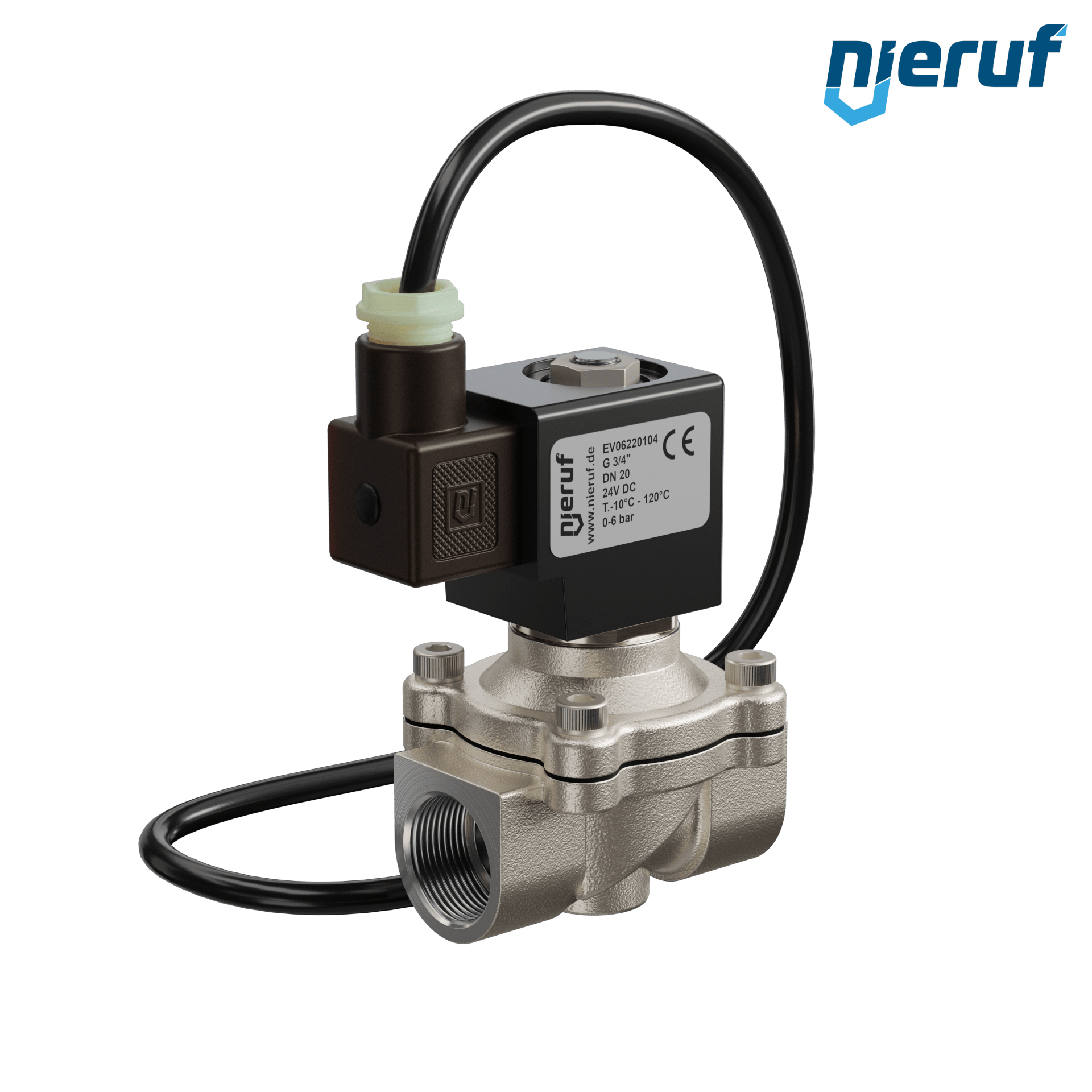 ATEX-Magnetventil DN20 G 3/4" Zoll FKM