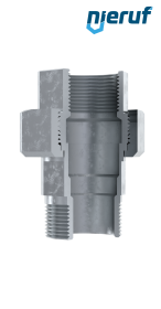 Tempergussfitting Verschraubung Nr. 331, DN20 - 3/4" Zoll verzinkt