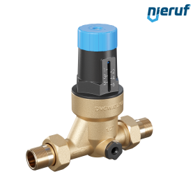 Reductor de presión de agua potable 1/2" pulgada DM09 Latón NBR 1,5 - 6,0 bar
