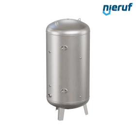 Depósito de agua a presión vertical BE04 2000 litros, 0-6 bar, acero inoxidable