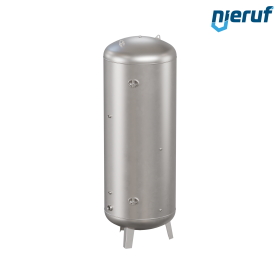 Depósito de agua a presión vertical BE04 3000 litros, 0-6 bar, acero inoxidable