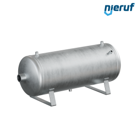 Depósito a presión horizontal BE01 90 litros, 0-11 bar, acero galvanizado en caliente