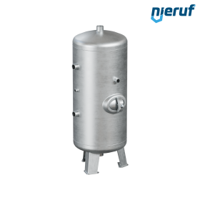 Depósito a presión vertical BE01 150 litros, 0-16 bar, acero galvanizado en caliente