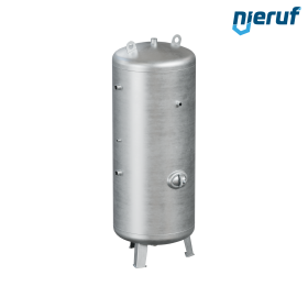 Depósito de vacío vertical BE03 750 litros, -1-3 bar, acero galvanizado en caliente