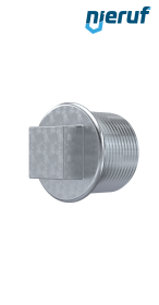 Tempergussfitting Stopfen Nr. 290, DN8 - 1/4" Zoll verzinkt