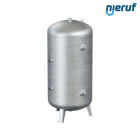 Depósito de alta presión vertical BE02 3000 litros, 0-26 bar, acero galvanizado en caliente